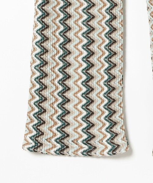 Ray BEAMS(レイビームス)の「Ray BEAMS / ウェイブ ストライプ レース パンツ(その他パンツ・レディース・シルバー/グリーン系その他2・ONE SIZE)」の19枚目の写真