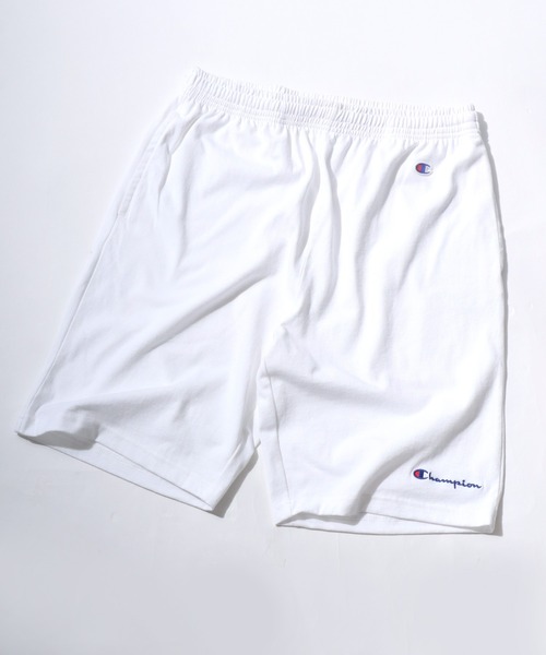 Champion(チャンピオン)の「Champion/チャンピオン スウェット 無地 ショートパンツ ハーフパンツ ショーツ(その他パンツ・メンズ・チャコール/ネイビー/ホワイト/ブラック/グレー・M/L/XL)」の2枚目の写真