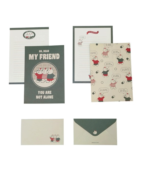 MARK'S（マークス）の「アイコニック レターセット（ステーショナリー・レディース・ピンク/グリーン/パープル/ネイビー/グレー/ブルー・FREE）」の8枚目の写真