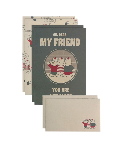 MARK'S（マークス）の「アイコニック レターセット（ステーショナリー・レディース・ピンク/グリーン/パープル/ネイビー/グレー/ブルー・FREE）」の7枚目の写真