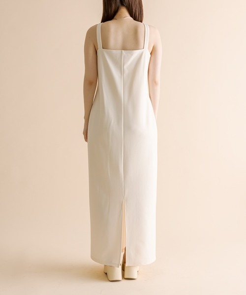 mline（エムライン）の「[mline]メッシュニットタンクワンピースセット（ワンピース・レディース・ベージュ/ブルー/オリーブ・1/2）」の16枚目の写真