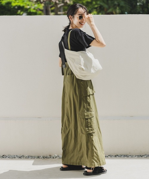 BAYFLOW(ベイフロー)の「2WAYビックショルダー(ボディバッグ/ウエストポーチ・レディース・ライトグリーン系1/アイボリー/ブラック・FREE)」の18枚目の写真