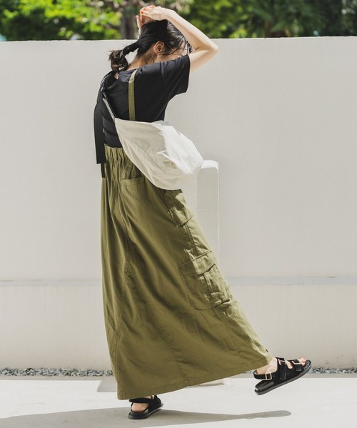 BAYFLOW(ベイフロー)の「2WAYビックショルダー(ボディバッグ/ウエストポーチ・レディース・ライトグリーン系1/アイボリー/ブラック・FREE)」の17枚目の写真