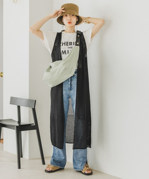 BAYFLOW(ベイフロー)の「2WAYビックショルダー(ボディバッグ/ウエストポーチ・レディース・ライトグリーン系1/アイボリー/ブラック・FREE)」の12枚目の写真