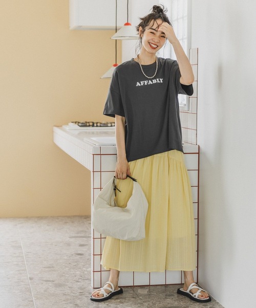 BAYFLOW(ベイフロー)の「2WAYビックショルダー(ボディバッグ/ウエストポーチ・レディース・ライトグリーン系1/アイボリー/ブラック・FREE)」の8枚目の写真