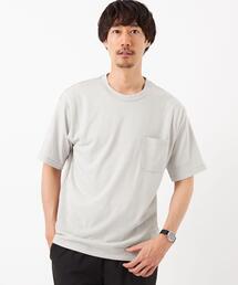 green label relaxing | ウールブレンド クルーネック Tシャツ -ウォッシャブル-(Tシャツ/カットソー)