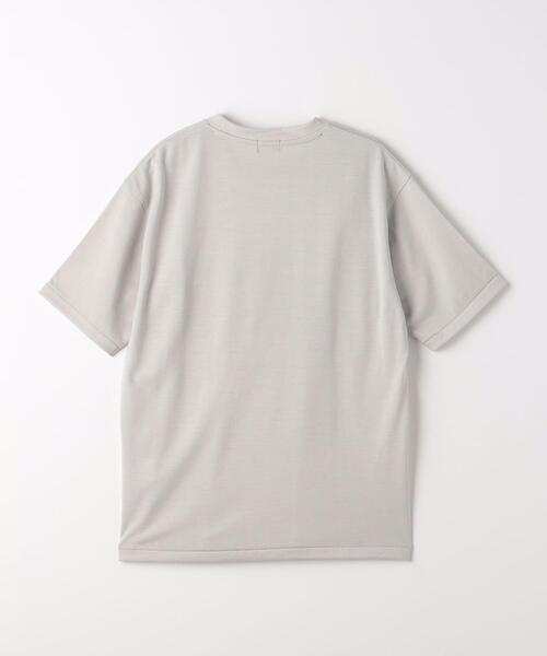 green label relaxing(グリーンレーベルリラクシング)の「ウールブレンド クルーネック Tシャツ -ウォッシャブル-(Tシャツ/カットソー・メンズ・ライトピンク/ターコイズブルー/ブラック/ライトグレー・S/L/XL/M)」の10枚目の写真