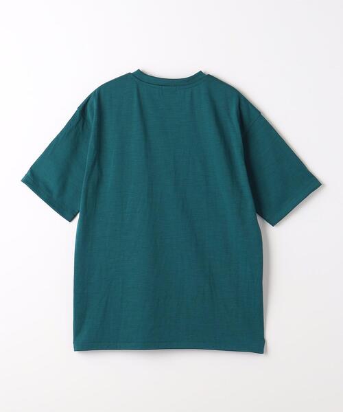 green label relaxing(グリーンレーベルリラクシング)の「ウールブレンド クルーネック Tシャツ -ウォッシャブル-(Tシャツ/カットソー・メンズ・ライトピンク/ターコイズブルー/ブラック/ライトグレー・S/L/XL/M)」の6枚目の写真