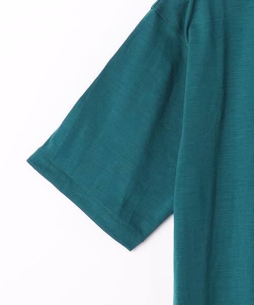 green label relaxing(グリーンレーベルリラクシング)の「ウールブレンド クルーネック Tシャツ -ウォッシャブル-(Tシャツ/カットソー・メンズ・ライトピンク/ターコイズブルー/ブラック/ライトグレー・S/L/XL/M)」の19枚目の写真