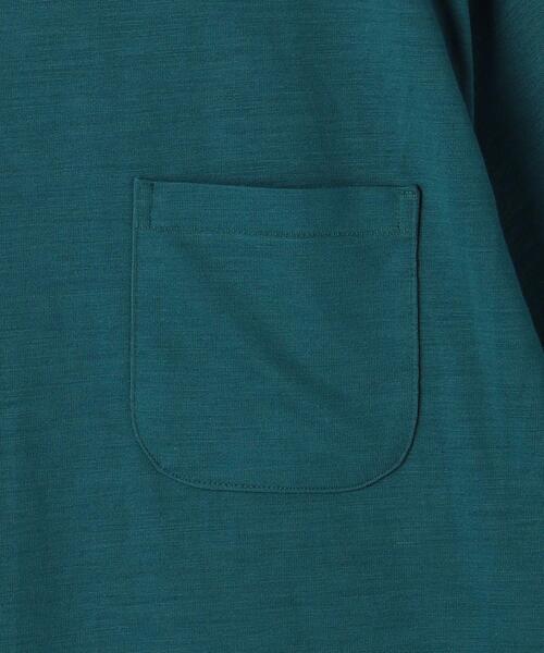 green label relaxing(グリーンレーベルリラクシング)の「ウールブレンド クルーネック Tシャツ -ウォッシャブル-(Tシャツ/カットソー・メンズ・ライトピンク/ターコイズブルー/ブラック/ライトグレー・S/L/XL/M)」の21枚目の写真