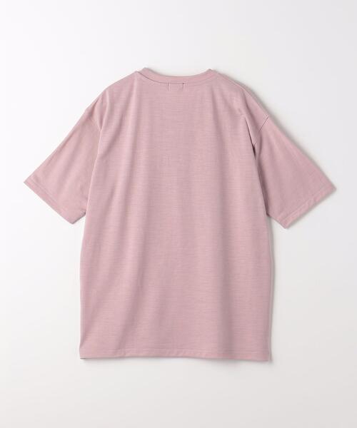 green label relaxing(グリーンレーベルリラクシング)の「ウールブレンド クルーネック Tシャツ -ウォッシャブル-(Tシャツ/カットソー・メンズ・ライトピンク/ターコイズブルー/ブラック/ライトグレー・S/L/XL/M)」の15枚目の写真
