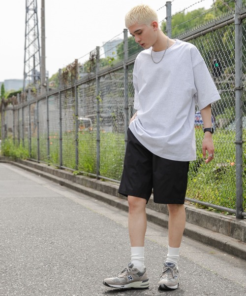 WEGO(ウィゴー)の「WEGO/【セットアップ対応】TECH EASYSHORTS(チノパンツ・メンズ・ブラック/ライトグレー・MEDIUM/LARGE)」の15枚目の写真