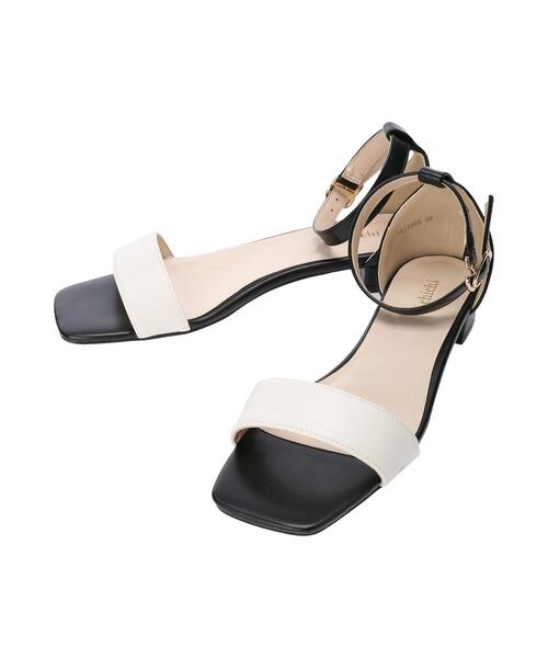 Te chichi（テチチ）の「シンプルバーサンダル（サンダル・レディース・グリーン/オフホワイト/ブラック・38/37）」の9枚目の写真