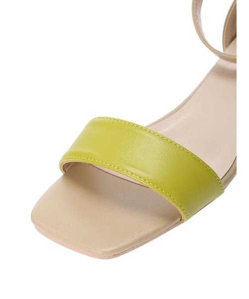 Te chichi（テチチ）の「シンプルバーサンダル（サンダル・レディース・グリーン/オフホワイト/ブラック・38/37）」の12枚目の写真