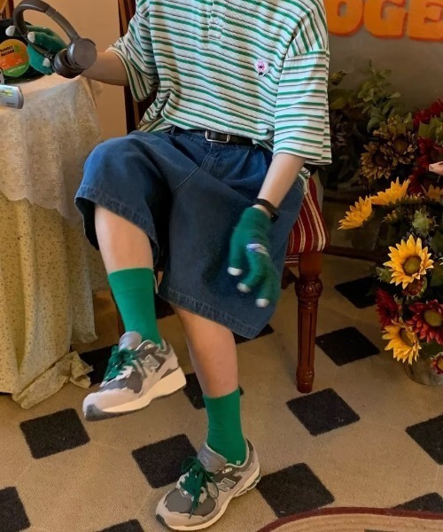 MGV（エムジーヴィー）の「マルチボーダーフラワーポロシャツ（ポロシャツ・メンズ・グリーン/ブルー・MEDIUM/LARGE/X-LARGE）」の15枚目の写真