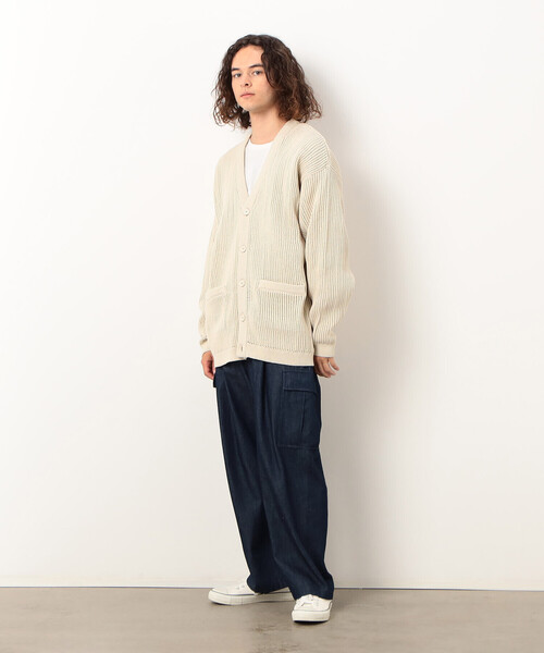 【セール】【セットアイテム】 メッシュ カーディガン＋ Ｔシャツ（カーディガン/ボレロ）｜Purple&Yellow（パープルアンドイエロー）