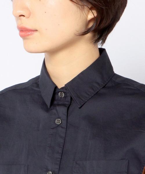 Another Edition（アナザーエディション）の「ノースリーブシャツワンピース/AEBC NSL SHT OP◆（ワンピース・レディース・ホワイト/ネイビー・フリー）」の7枚目の写真