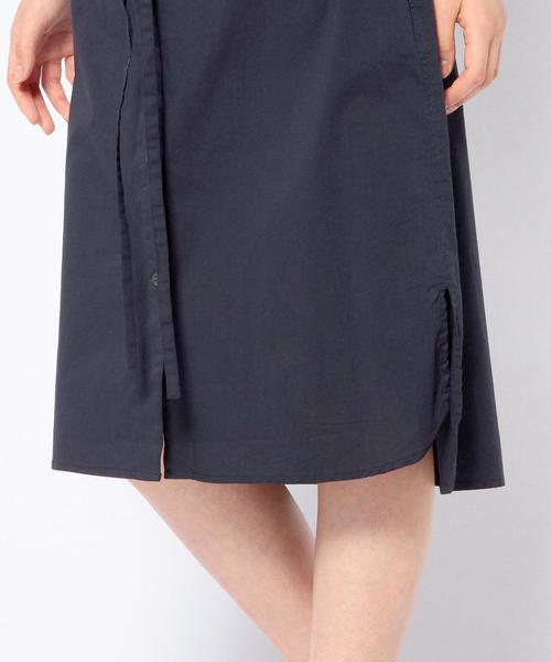 Another Edition（アナザーエディション）の「ノースリーブシャツワンピース/AEBC NSL SHT OP◆（ワンピース・レディース・ホワイト/ネイビー・フリー）」の10枚目の写真