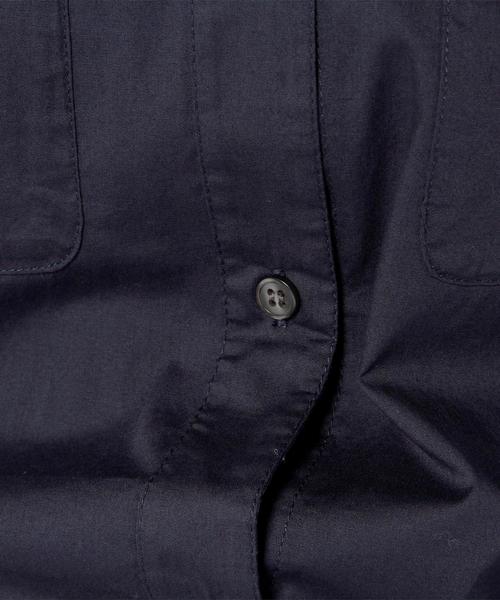 Another Edition（アナザーエディション）の「ノースリーブシャツワンピース/AEBC NSL SHT OP◆（ワンピース・レディース・ホワイト/ネイビー・フリー）」の11枚目の写真