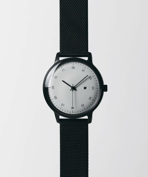 sazare(サザレ)の「「sazare/さざれ」腕時計用替えベルト MESH STRAP メッシュベルト(アナログ腕時計・メンズ・シルバー/ブラック・FREE/38mm)」の11枚目の写真
