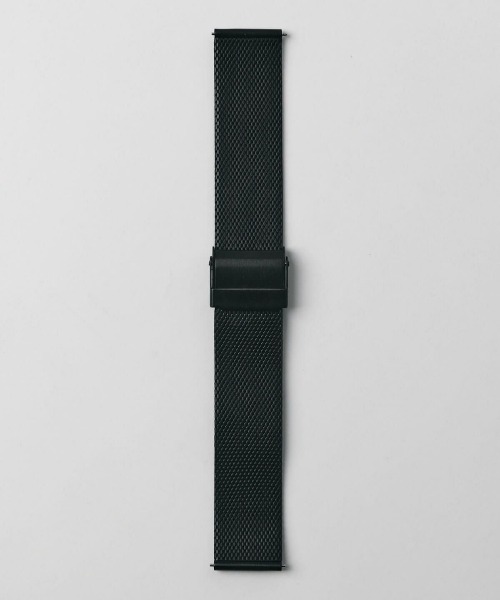 sazare(サザレ)の「「sazare/さざれ」腕時計用替えベルト MESH STRAP メッシュベルト(アナログ腕時計・メンズ・シルバー/ブラック・FREE/38mm)」の9枚目の写真