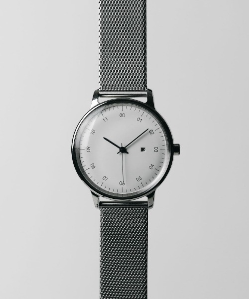 sazare(サザレ)の「「sazare/さざれ」腕時計用替えベルト MESH STRAP メッシュベルト(アナログ腕時計・メンズ・シルバー/ブラック・FREE/38mm)」の7枚目の写真