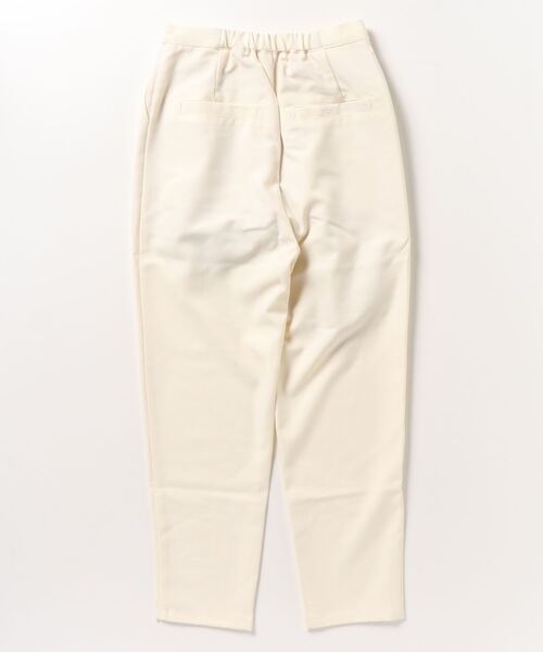 MIRO AMURETTE（ミロアミュレット）の「tuck straight pants/タックスラックスパンツ（スラックス・レディース・ネイビー/ホワイト・SMALL/MEDIUM）」の12枚目の写真