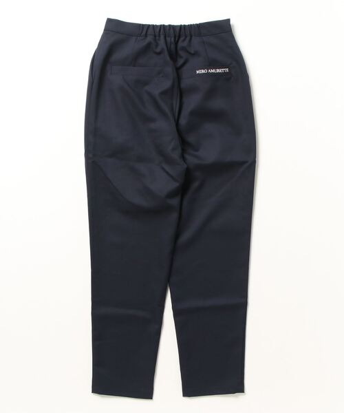 MIRO AMURETTE（ミロアミュレット）の「tuck straight pants/タックスラックスパンツ（スラックス・レディース・ネイビー/ホワイト・SMALL/MEDIUM）」の13枚目の写真