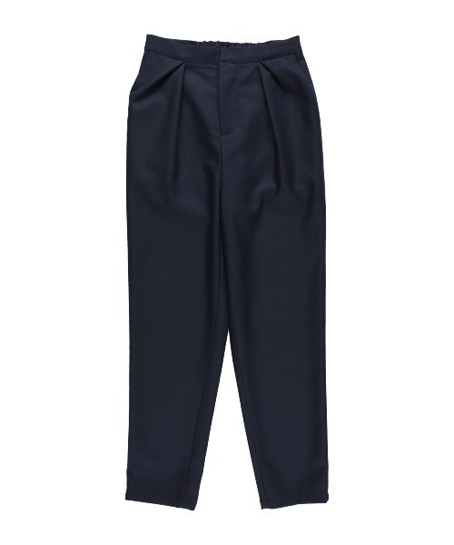 MIRO AMURETTE（ミロアミュレット）の「tuck straight pants/タックスラックスパンツ（スラックス・レディース・ネイビー/ホワイト・SMALL/MEDIUM）」の7枚目の写真