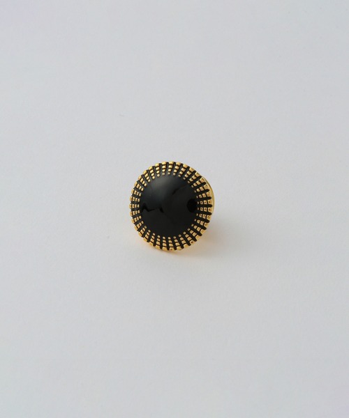 ROPE'(ロペ)の「【MITAKE BUTTON(ミタケボタン)】ピンブローチ(ブローチ/コサージュ・レディース・ゴールド/ブラック系その他/オフホワイト・FREE)」の4枚目の写真