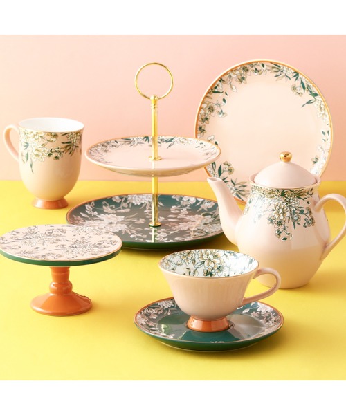 Francfranc（フランフラン）の「シノワズリ プレート ピンク（食器