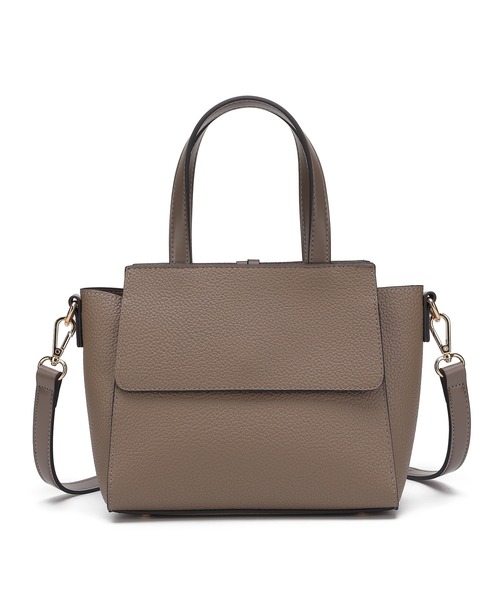 Ungrid（アングリッド）の「【Ungrid/アングリッド】Wフラップミニハンドバッグ　ミニショルダーバッグ（ショルダーバッグ・レディース・グレイッシュベージュ/ダークベージュ/ダークブラウン/ブラック/アイボリー/カーキ・FREE）」の10枚目の写真