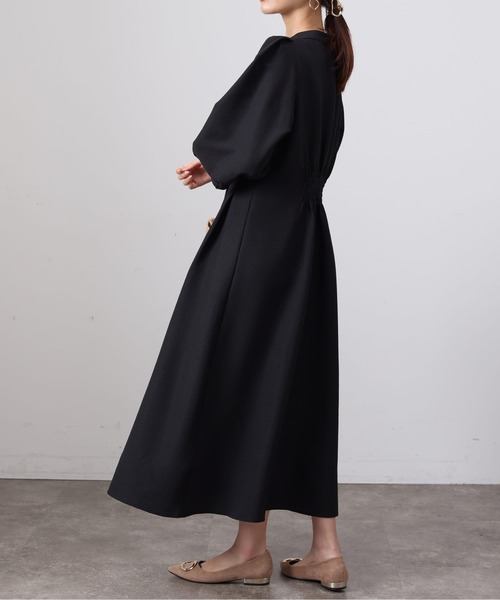 Chez toi（シェトワ）の「ウエストデザインJQシャツワンピース（シャツワンピース・レディース・ブラック/ベージュ/オレンジ・FREE）」の9枚目の写真