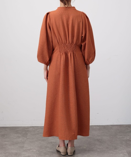 Chez toi（シェトワ）の「ウエストデザインJQシャツワンピース（シャツワンピース・レディース・ブラック/ベージュ/オレンジ・FREE）」の15枚目の写真