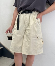 nemne store（ネンネストア）の「【 低身長サイズあり 】ナイロンカーゴハーフパンツ（カーゴパンツ）」