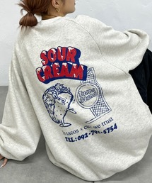Sourcream | 【Sourcream × TACOSSTAND】クルーロゴスウェット(スウェット)