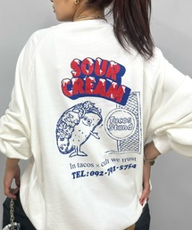 Sourcream | 【Sourcream × TACOSSTAND】クルーロゴスウェット(スウェット)
