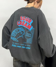 Sourcream | 【Sourcream × TACOSSTAND】クルーロゴスウェット(スウェット)