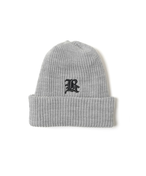 Back Channel(バックチャンネル)の「OLD-E BEANIE(ニットキャップ/ビーニー・メンズ・オリーブドラブ/グレー/ブラック/チャコール・FREE)」の2枚目の写真