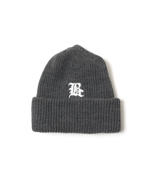 Back Channel(バックチャンネル)の「OLD-E BEANIE(ニットキャップ/ビーニー・メンズ・オリーブドラブ/グレー/ブラック/チャコール・FREE)」の3枚目の写真