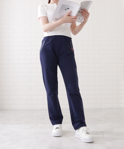 Lace Ladies(レースレディース)の「配色ライン入りストレートスウェットパンツ(スウェットパンツ・レディース・グレー/ネイビー/ブラック/ピンク・M/S/XL)」の20枚目の写真
