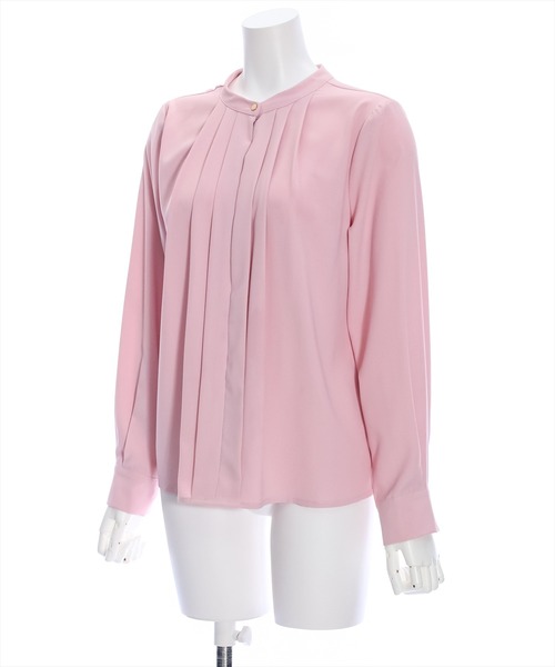 clear（クリア）の「長袖タックブラウス [オフィスコーデにも]（シャツ/ブラウス・レディース・グレー/オフホワイト/ピンク/ブラック・F）」の5枚目の写真