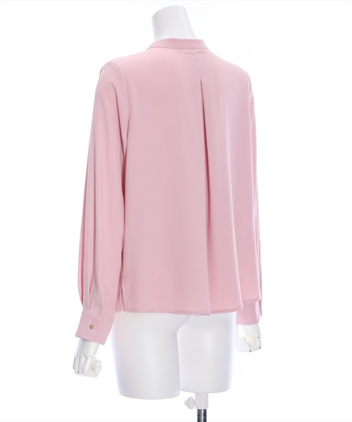 clear（クリア）の「長袖タックブラウス [オフィスコーデにも]（シャツ/ブラウス・レディース・グレー/オフホワイト/ピンク/ブラック・F）」の7枚目の写真