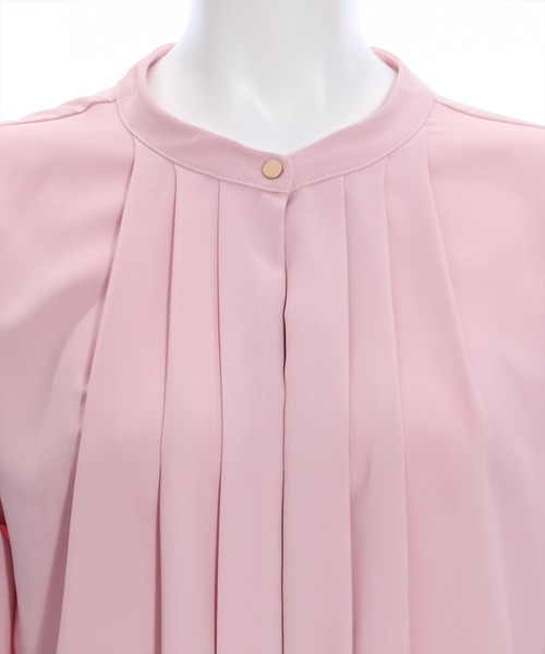 clear（クリア）の「長袖タックブラウス [オフィスコーデにも]（シャツ/ブラウス・レディース・グレー/オフホワイト/ピンク/ブラック・F）」の9枚目の写真