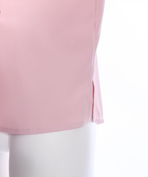 clear（クリア）の「長袖タックブラウス [オフィスコーデにも]（シャツ/ブラウス・レディース・グレー/オフホワイト/ピンク/ブラック・F）」の12枚目の写真