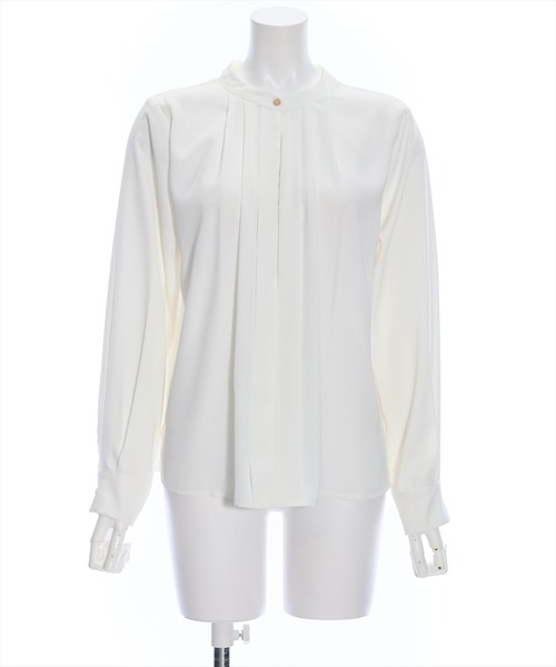 clear（クリア）の「長袖タックブラウス [オフィスコーデにも]（シャツ/ブラウス・レディース・グレー/オフホワイト/ピンク/ブラック・F）」の16枚目の写真