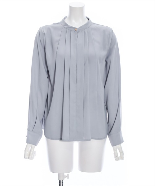 clear（クリア）の「長袖タックブラウス [オフィスコーデにも]（シャツ/ブラウス・レディース・グレー/オフホワイト/ピンク/ブラック・F）」の14枚目の写真