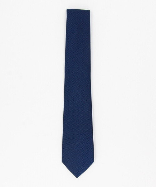 COMME CA ISM（コムサイズム）の「【シルク100％】市松柄 ネクタイ（ネクタイ・メンズ・ネイビー/グレー/ブルー・FREE）」の3枚目の写真