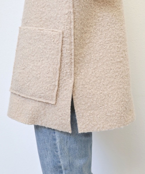 andme(アンドミー)の「フェイクリングウール深Vネックベスト(ベスト・レディース・ブラック/モカ/ライトベージュ・L/M)」の18枚目の写真