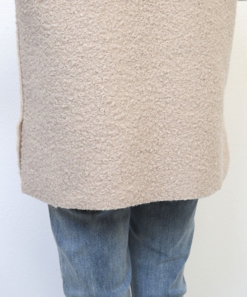andme(アンドミー)の「フェイクリングウール深Vネックベスト(ベスト・レディース・ブラック/モカ/ライトベージュ・L/M)」の19枚目の写真